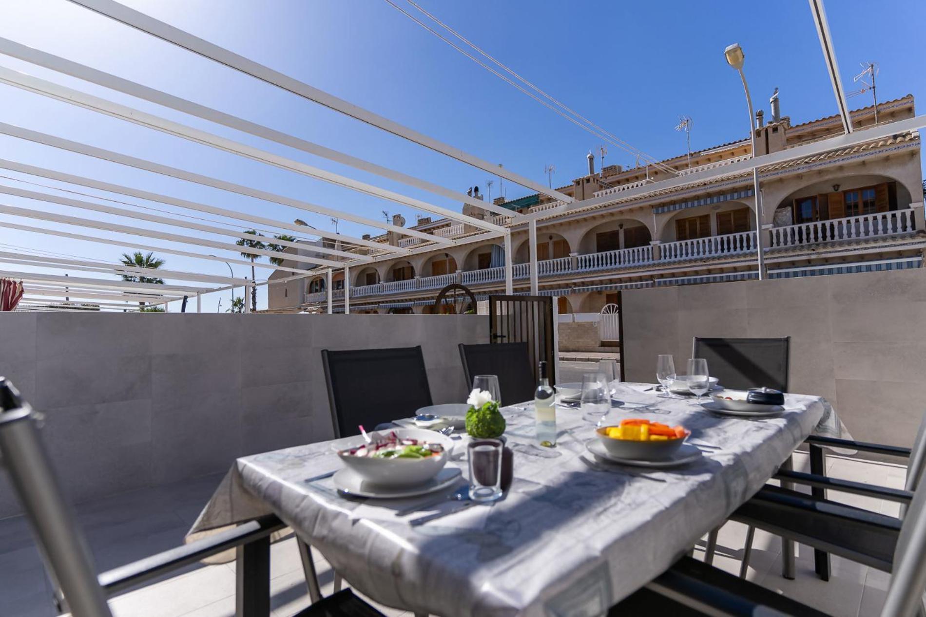 Rentafive Gran Casa Reformada Terraza Villa Santa Pola Exteriör bild